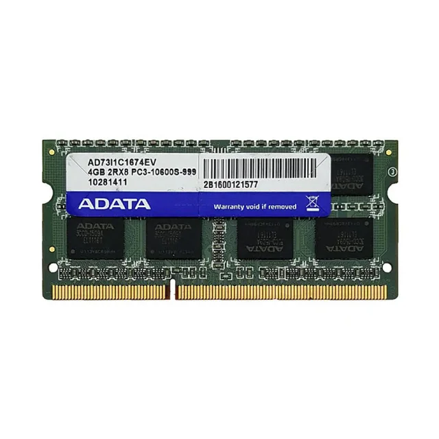رم لپ تاپ ای دیتا 1333 مگاهرتز Ram ADATA PC3 DDR3 4GB مدل 10600